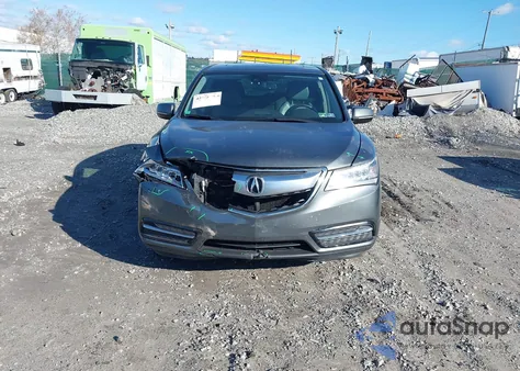 2015 Acura Mdx Technology Package from USA, damaged, VIN 5FRYD4H41FB019624